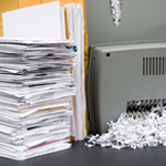 Shredding Paper