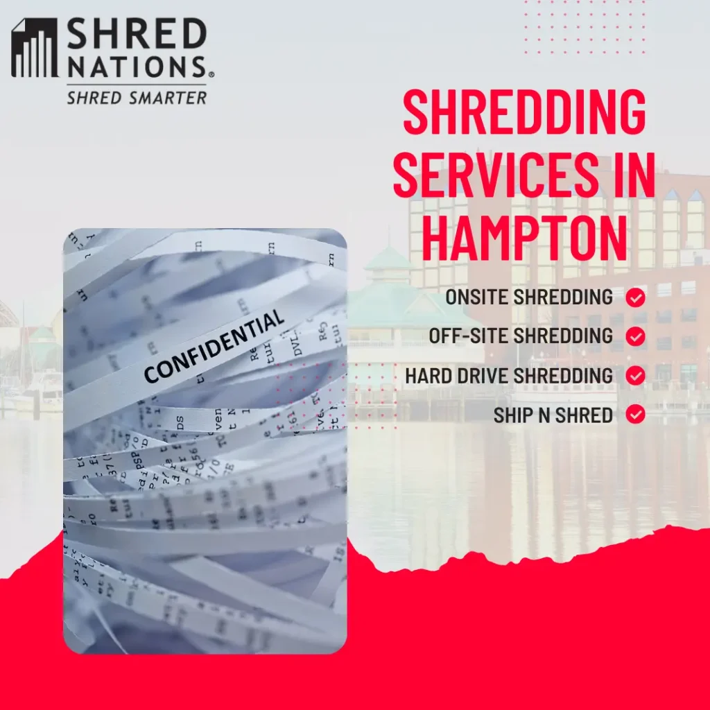 Shred Nations shredding services in Hampton