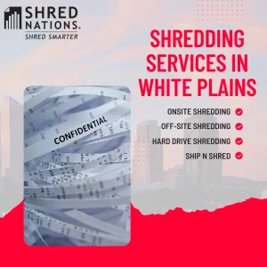 Shred Nations shredding services in White Plains