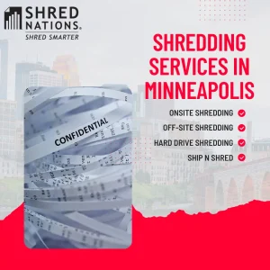 Shred Nations shredding services in Minneapolis