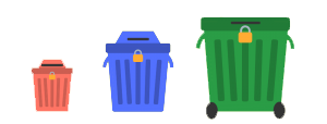 animated shredding bins for secure shredding services
