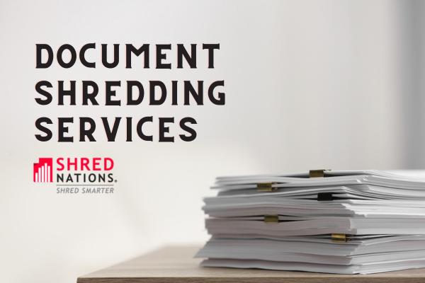 document shredding services with Shred Nations. Find a shredder near you today!