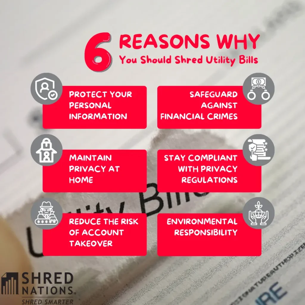 Shred Nations' 6 reasons on why shred utility bills