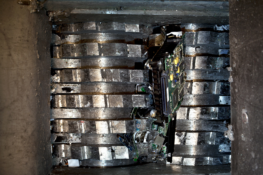 destroy data on hard drive with shredding