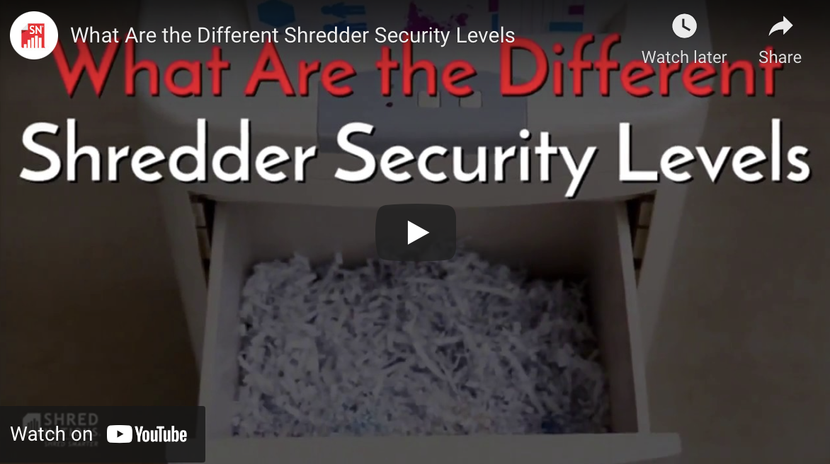 What Are the Different Shredder Security Levels Shred Nations
