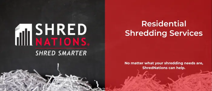 Residential Shredding Services Featured Image