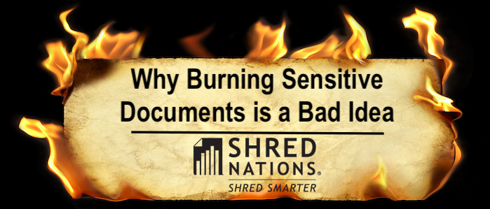 Burning Paper Documents Is a Bad Idea (Video) | Shred Nations