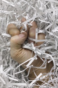 Paper Shred Fist