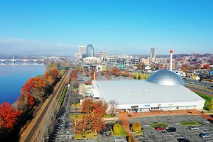 Springfield, Massachusetts/united States- October 21: An Aerial. Springfield paper shredding and document destruction near you with Shred Nations