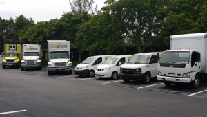 offsite and mobile shredding services trucks